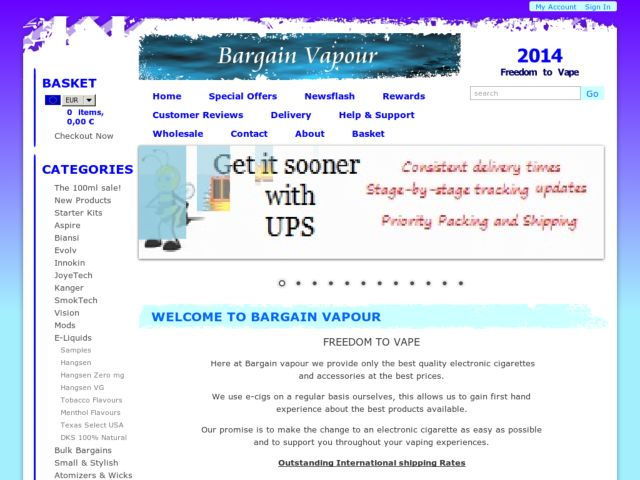 Bargain Vapour Bargain Vapour